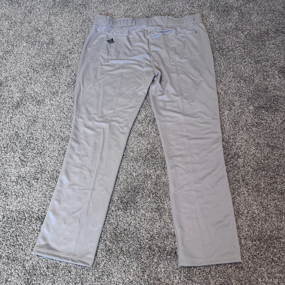 NWT $50 Adidas Icon Pro OHP Gray Baseball Pants Men's Size 3XL GQ9217